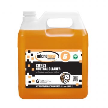 MicroTECH™ #5 Citrus Neutral Cleaner Super Concentrate 1.5 Gal