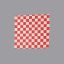 DW1212 MXM Dry Wax Basket Liners, 12X12 Red Check, 2000/CS