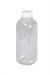 CucinaPrime 16oz. Square PET Clear Juice Bottle with White Screw Cap, 25 pack