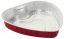 Handi-Foil® Aluminum Red Heart Baking Pan w/Dome Lid Combo, 9 3/16"x9 5/8" (Pack of 100)