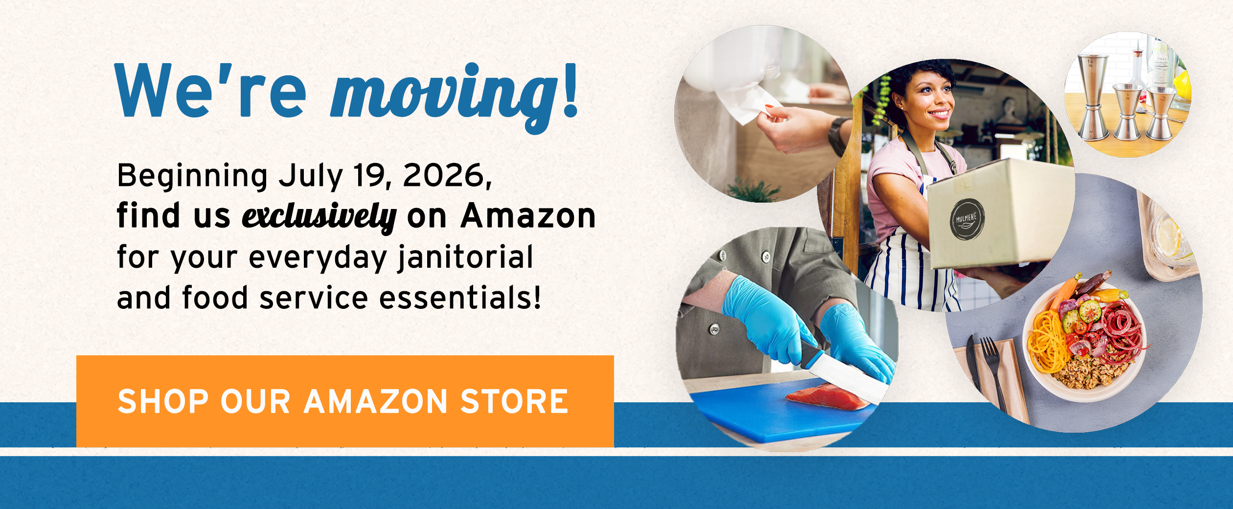 Find us exclusively on Amazon