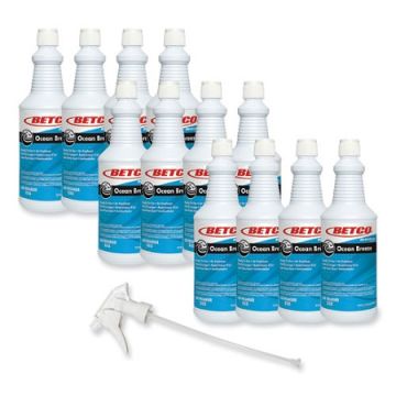 BestScent Ocean Breeze Scent RTU Deodorizer, 32 oz. Bottle, 12/Case