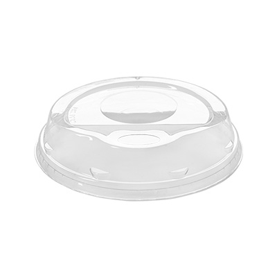 Amhil Clear Dome Sip Lid, fits 9 oz to 24 oz PET Cups, Case of 1000