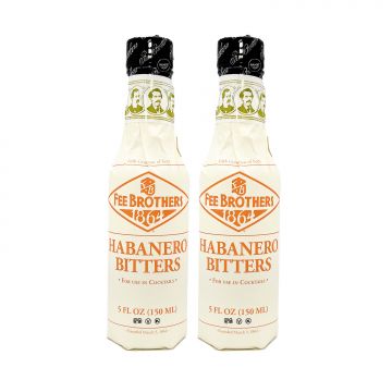 MULMEHË Recipe Guide and Fee Brothers Habanero Bitters Bundle, 2 - 5 oz. Bottles