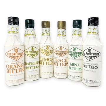 Fee Brothers Cocktail Bitters, Set of 6: Fresh & Classic Gift Collection