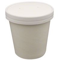 Kari-Out® Combo White Paper Soup Cup w/Vented Lid - 16 oz.