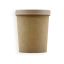 MULMEHË 32 oz. Kraft Paper Food Containers with Vented Lids, 25 Pack