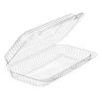 Essentials SureLock® SLP104S  Rectangle Clamshell Container 39 oz., Clear, 300/CS