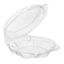 Essentials SureLock® SLP108 Round Cake & Pie Clamshell Container 61.9 oz., Clear, 200/CS