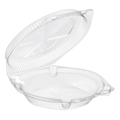 Essentials SureLock® SLP109 Round Clamshell Container 87 oz., Clear, 200/CS