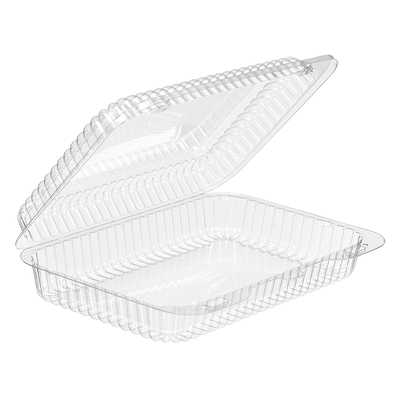 Essentials SureLock® SLP30 Rectangle Clamshell Container 53 oz., Clear, 300/CS