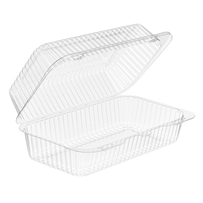 Essentials SureLock® SLP35 Rectangle Clamshell Container 60 oz., Clear, 500/CS