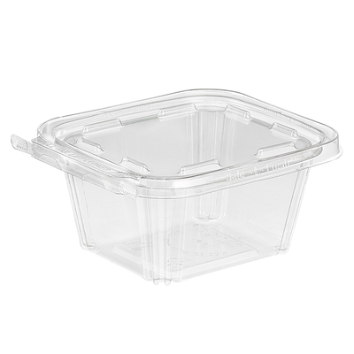 Safe-T-Fresh® Rectangles TS16 Tamper Evident Container 16 oz., Clear, 240/CS
