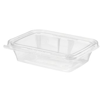 Safe-T-Fresh® Rectangles TS20 Tamper Evident Container 20 oz., Clear, 200/CS