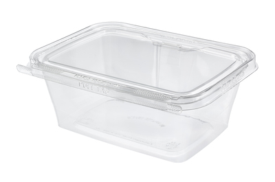 Safe-T-Fresh® Rectangles TS32 Tamper Evident Container 32 oz., Clear, 200/CS