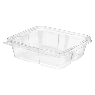 Safe-T-Fresh® Rectangles TS48 Tamper Evident Container 48 oz., Clear, 150/CS