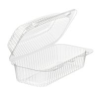 Essentials ValuPack® VPP781 Rectangle Clamshell Container 45 oz., Clear, 300/CS